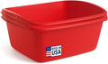 Tribello 2-Pack Dish Pans for Kitchen Sink, Plastic Tub Dishpan Wash Basin and by Tribello