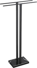 KES Black Towel Racks for Bathroom Freestanding, Fits Large Bath Towel by KES