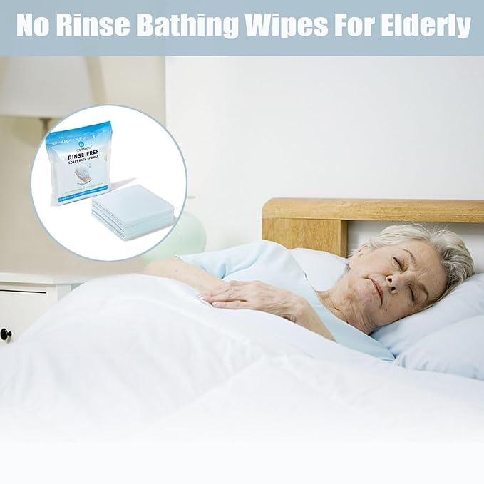 HYGIENJOY-21% Larger, No Rinse Bathing Wipes - Image 4