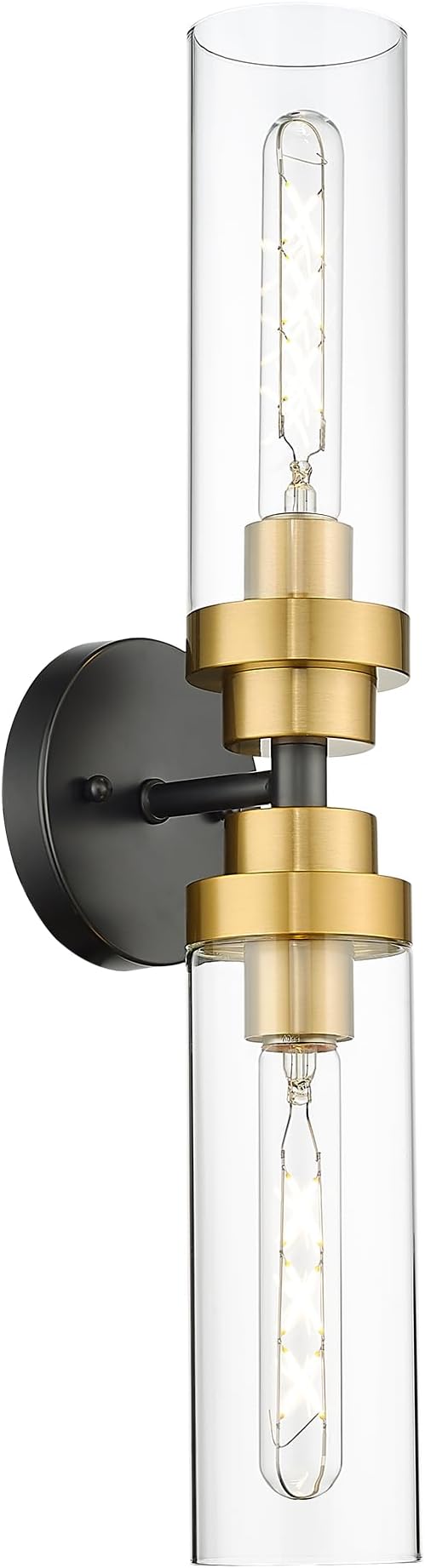 Emak Black and Gold Vanity Lights by EmakLighting