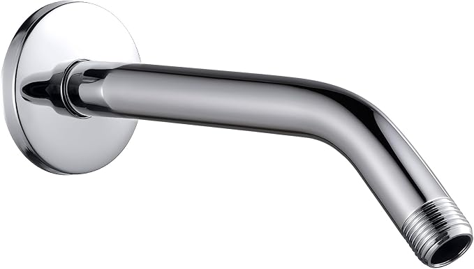 Cobbe Shower Arm with Flange and Teflon Tape, 8-Inches Wall Mounted Shower Pipe by CobbeforQualityLife