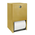 Gold 2 Roll Stainless Steel Commercial Toilet Paper Dispenser, Heavy Duty Wall by Stardrix