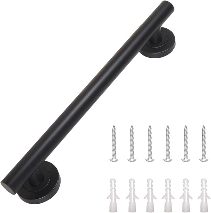 Lava Odoro Shower Grab Bar, Modern Stainless Steel Handicap Grab Bar - Image 3