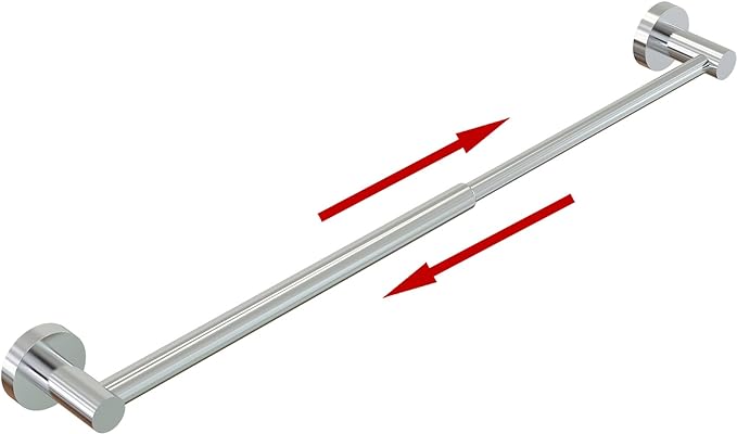 Towel Bar - Adjustable 304 Stainless Steel Towel Holder by Honmein