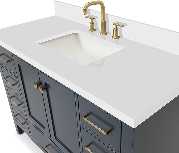 ARIEL 49" Midnight Blue Bathroom Vanity - Image 7
