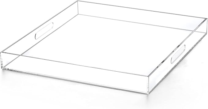 Clear extra large Ottoman Tray by ATOZONE