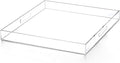 Extra Large Clear Acrylic Ottoman Tray by ATOZONE