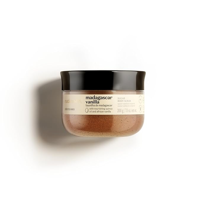 Nativa SPA by O Boticário Madagascar Vanilla Exfoliating Body Scrub, Hydrating by NativaSPA