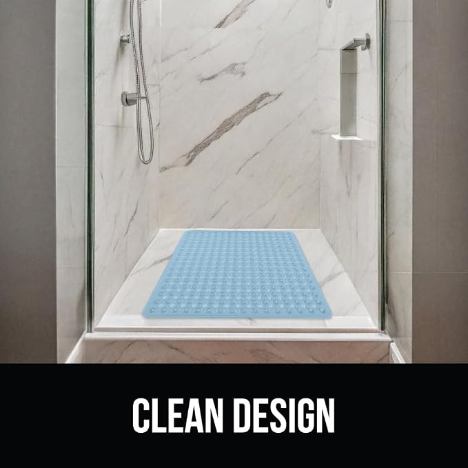 GORILLA GRIP Patented Square Shower Stall Mat, Small Bathtub Floor Mats - Image 8