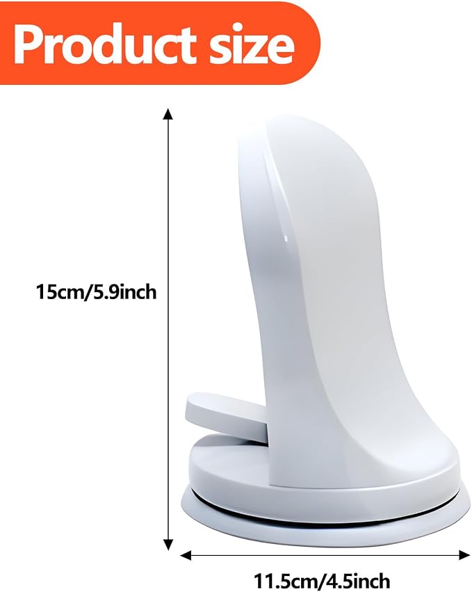 Shower Step - Shower Foot Rest for Shaving Legs, No-Hole Design, Strong Suction - Image 2