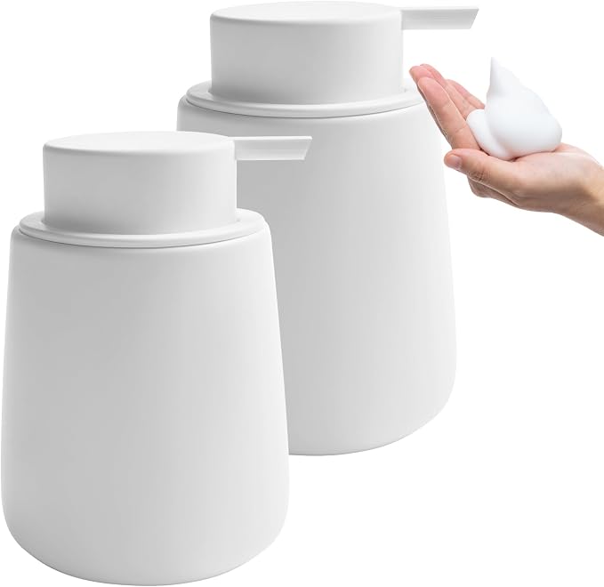 Soap Foaming Dispenser Ceramic by TOOZFO
