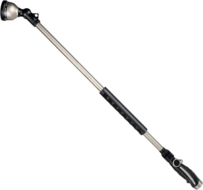 RESTMO 36” Long Watering Wand, Metal Garden Hose Wand by Restmo