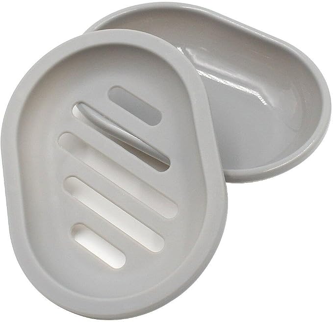 Topsky 4pcs Soap Dish with Drain, Soap Holder, Soap Saver, Easy Cleaning - Image 7