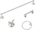 4 Piece Bathroom Hand Towel Holder Set, Adjustable Towel Racks by Designchangeslife