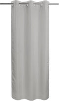River Dream Stall Size No Hook Grey Shower Curtain Soft Microfiber by RiverDream