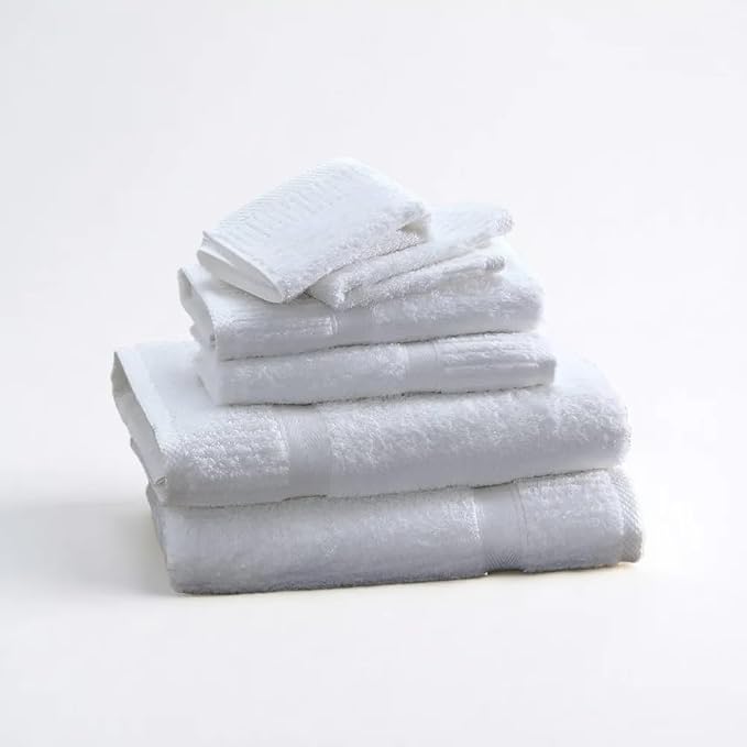 Cuddledown Heritage Cotton Towel Set | Soft | 100% Cotton | 6-Piece Set | 2 by CuddledownDirect