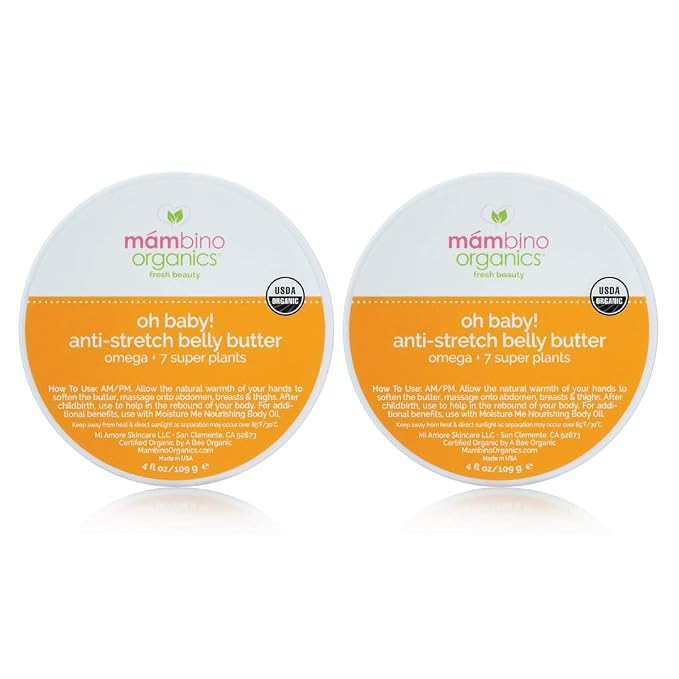 Mambino Organics Oh Baby! Belly Butter, Belly Cream by MambinoOrganics