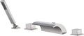 sumerain Waterfall Bathtub Faucet Brushed Nickel by SUMERAINFAUCETS