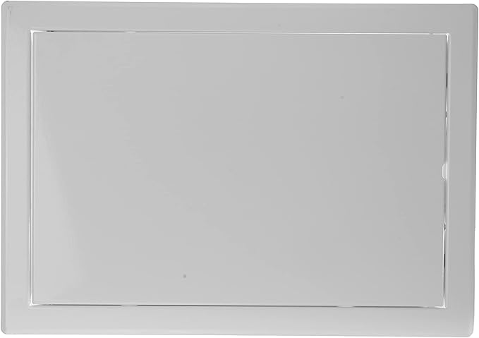 Vent Systems 12" x 8" Inch White Galvanized Steel Access Panel – Durable Access by VentSystems