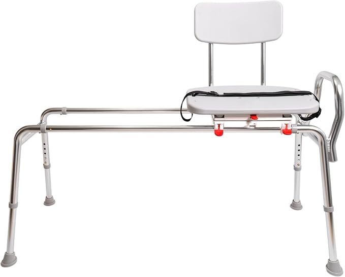 Eagle Health Supplies Sliding Shower Chair Tub Transfer Bench - Image 2