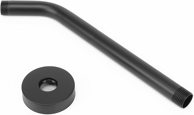 HarJue Shower Arm with Flange and Teflon Tape, Wall Mounted Shower Pipe 304 - Image 7