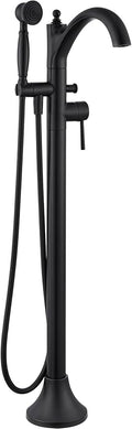 Freestanding Bathtub Faucet, Matte Black Classic Free Standing Tub Faucet by Wintap
