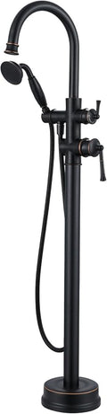 Freestanding Tub Faucet, Floor Mount Tub Faucet Oil Rubbed Bronze High Flow Tub by HANGORO
