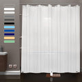 Frosted Plastic Shower Curtain Liner, 72x72 Inch Thin Lightweight Plastic by ZEMAHOME