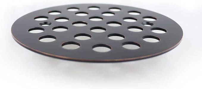 4-1/4 Inch Screw-in Round Floor Drain Cover Replacement Shower Drainer Grates - Image 3