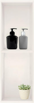 Shower Niche, 8 * 24 Stainless Steel Elegant Bathroom Niche, No Tile Needed by Elefloom