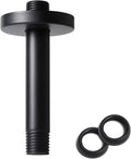 6 Inch Shower Arm with Flange, Ceiling Mounted Shower Head Extension Arm by BSTIIU