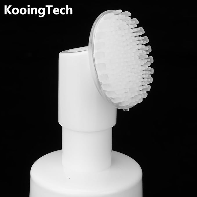 150ML Foam Pump Bottle with Brush, Lotion Dispensing Bottle, Plastic Facial - Image 5