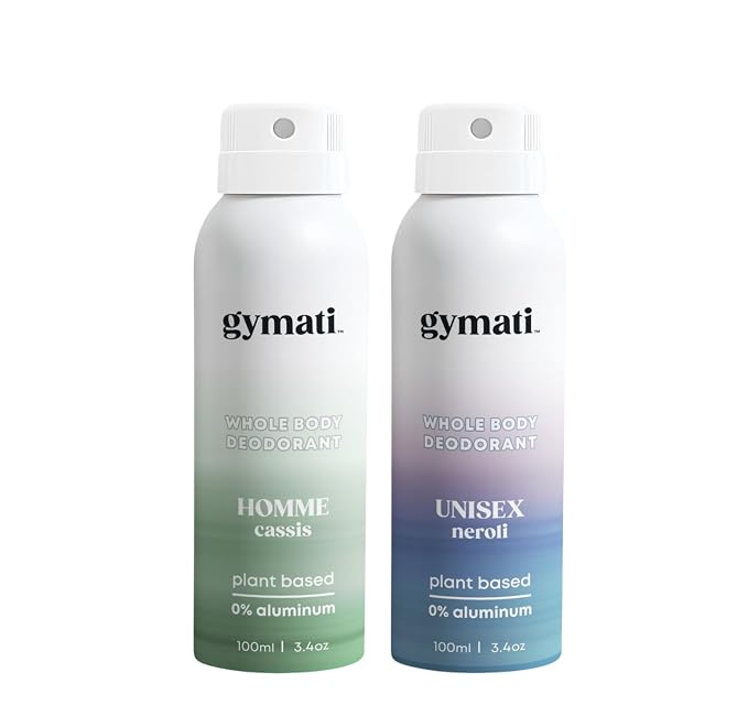 Gymati Fitness Body Deodorant Spray Aluminum Free by Gymati