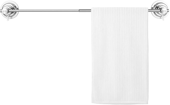 BOPai Extendable Suction Cup Towel Bar 17-28.5", Removeable Shower Door Mat Rod by BOPAI