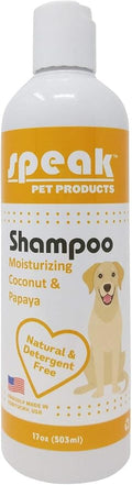 Natural Dog Shampoo, Moisturizing Coconut Papaya by SpeakPetProducts