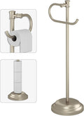 BESy Toilet Paper Holder Stand SUS 304 Free Standing Bathroom Tissue Holder by BESy