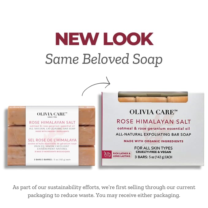 Olivia Care Exfoliating Bar Soap - Image 2