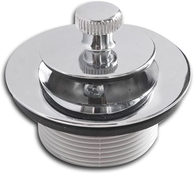 Lift and Turn Bathtub Drain Stopper by CalcMetal