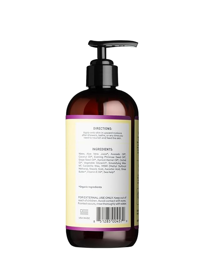 Aleavia Orchid Prebiotic Body Lotion – Lightly Scented, All-Natural - Image 2