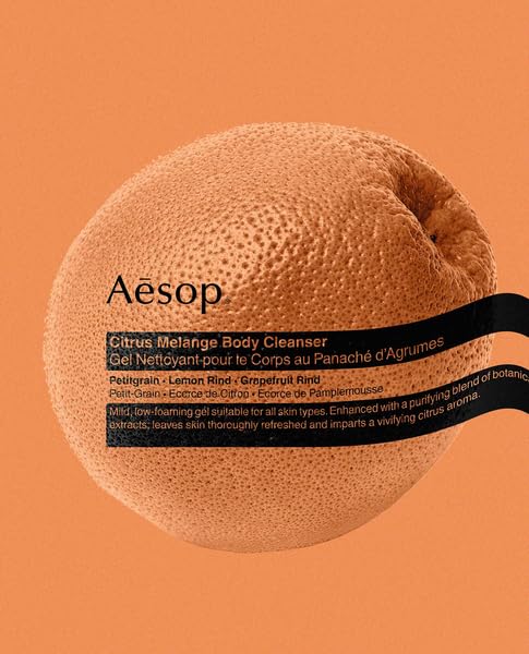 Aesop Citrus Melange Body Cleanser | Gentle Low-Foaming Gel Cleanser - Image 4