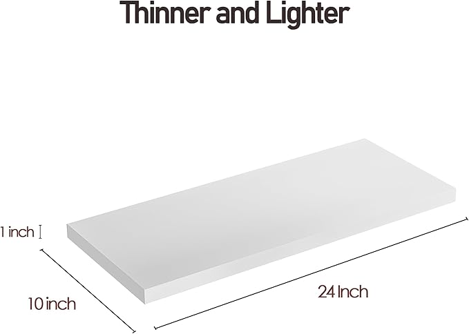 Wall Shelf Set of 3, Wooden Floating Wall Shelf - Image 3