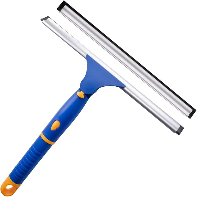 ITTAHO Swivel Shower Squeegee for Glass Doors, All-Purpose Anti-Slip Window - Image 9