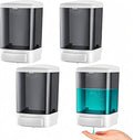 Soap Dispenser Wall Mount 1000ml–Commercial Heavy-Duty Plastic Liquid Dispenser by CATTREES