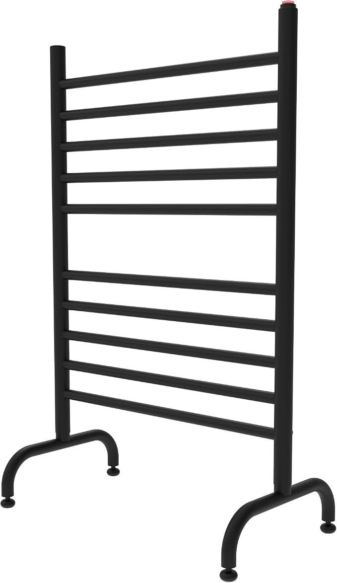 Amba SAFSMB-24 Solo 24" Freestanding 10 Bar Towel Warmer in Matte Black by Amba