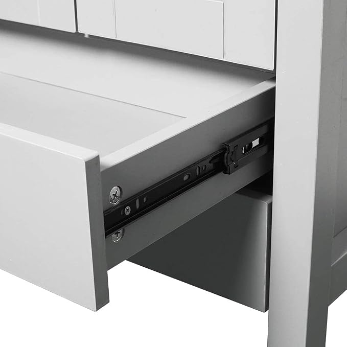 eclife 24" Modern Bathroom Vanity Sink Combo Freestanding Cabinet - Image 6