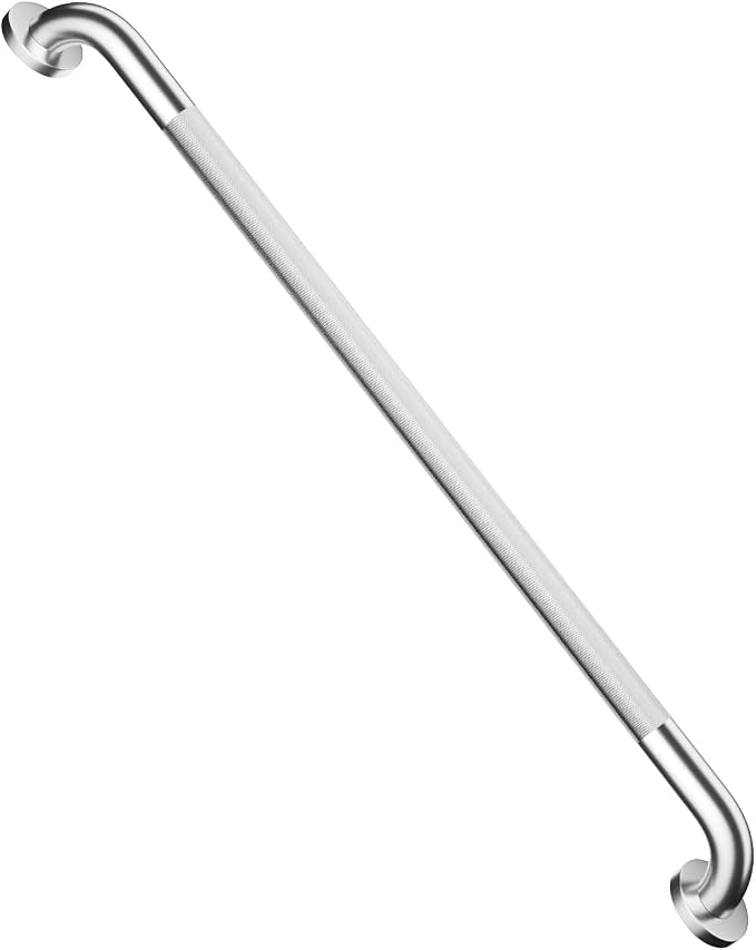 32 Inch Anti Slip Shower Grab Bar, Munzong Stainless Steel Bathroom Grab Bar by Munzong