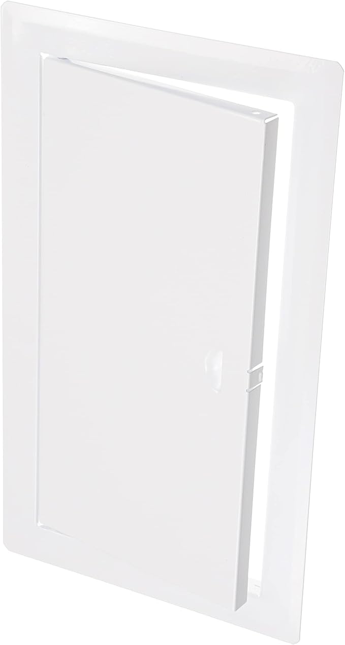 6" x 12" White Metal Access Panel. Service Shaft Door Panel. Plumbing, by Unknown