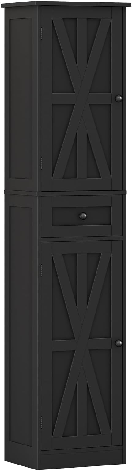 67" H Tall Bathroom Cabinet, Narrow Storage Cabinet - Image 8