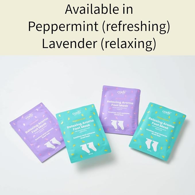 Relaxing Aroma Foot Mask 6 Pairs | Soothes & Restores Tired, Dry Feet | - Image 8