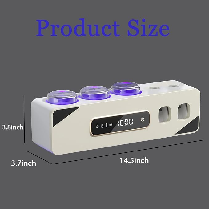 Automatic Toothpaste Dispenser, Rechargeable Toothbrush Holders - Image 7